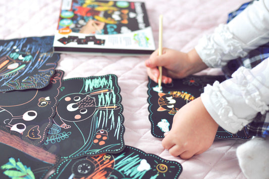 WOOPIE ART&FUN nutrinamų paveikslėlių rinkinys, 7 dalys