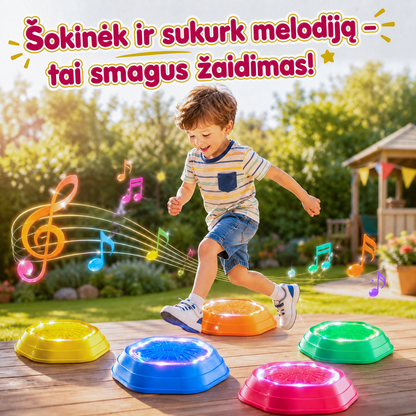 WOOPIE interaktyvūs balansavimo akmenys, 5 vnt.
