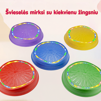 WOOPIE interaktyvūs balansavimo akmenys, 5 vnt.