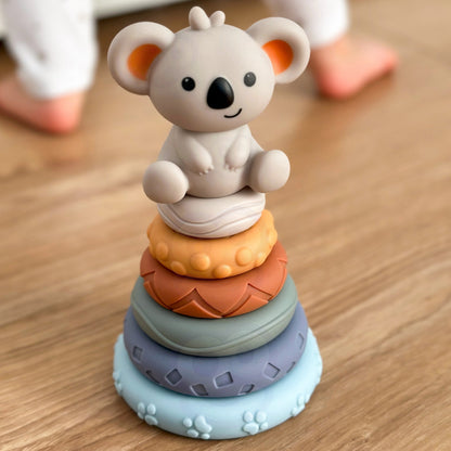 WOOPIE BABY minkštas sensorinis 3 viename rinkinys su meškiuku