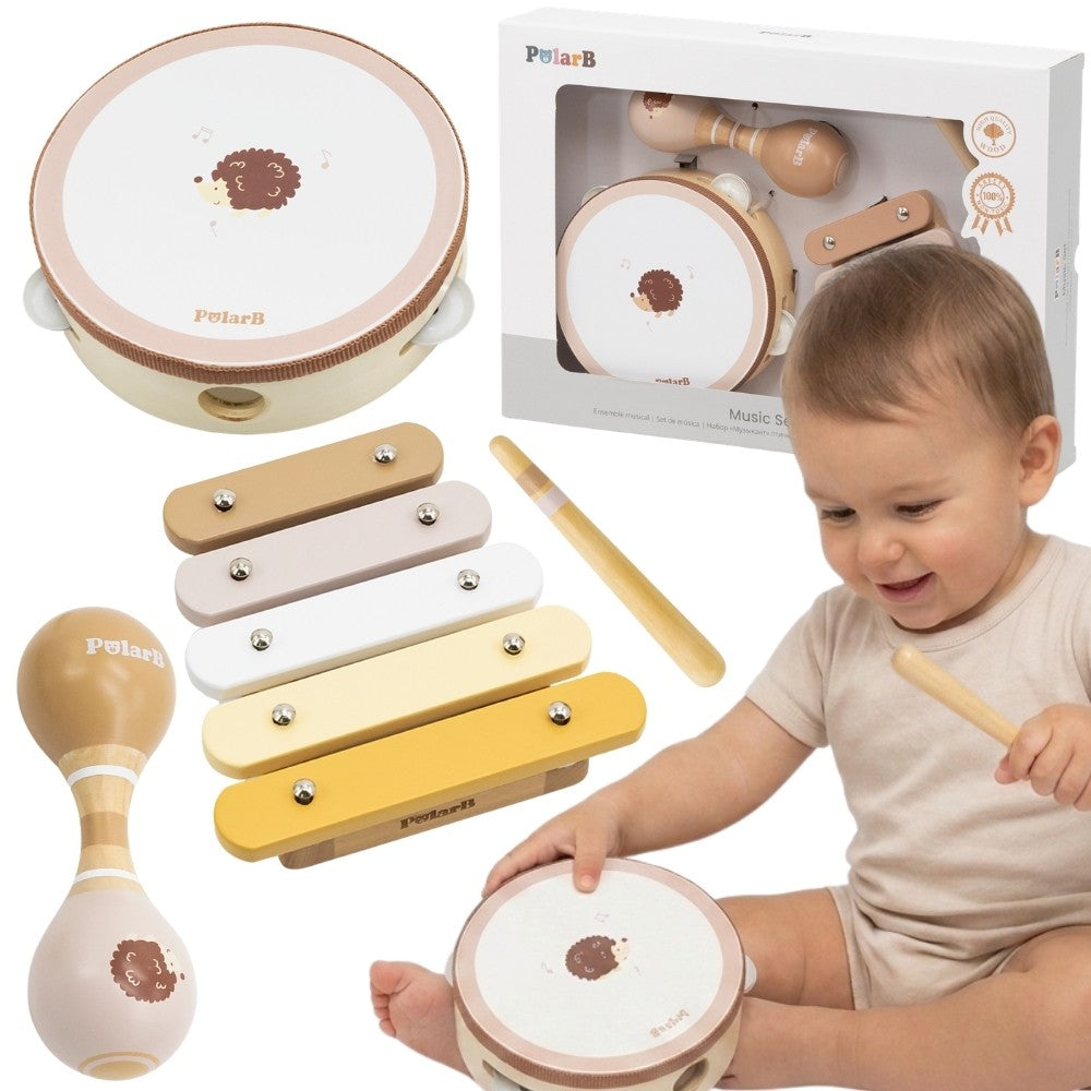 VIGA PolarB medinių muzikos instrumentų rinkinys „Ežiukas“