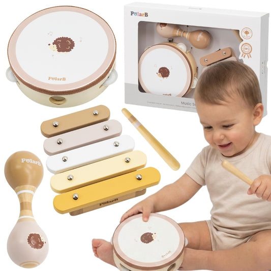 VIGA PolarB medinių muzikos instrumentų rinkinys „Ežiukas“