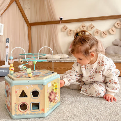 TOOKY TOY Montessori medinė veiklos dėžutė – nuotrauka 2