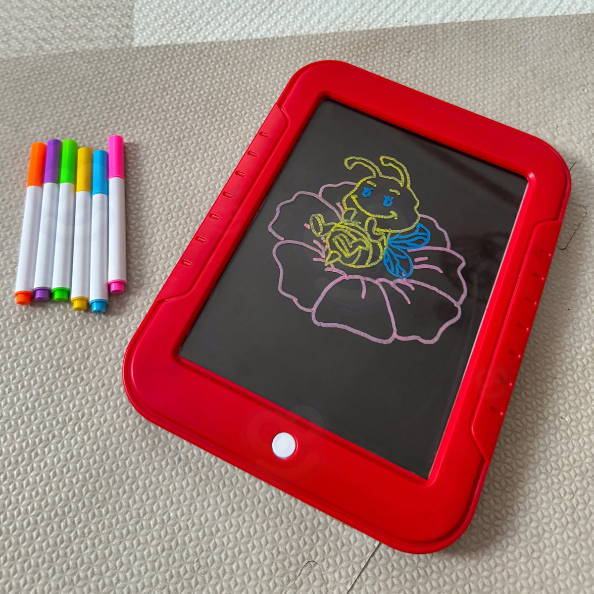 WOOPIE LED piešimo lentelė su neoniniais flomasteriais