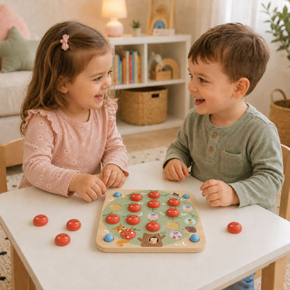 TOOKY TOY medinis atminties žaidimas „Obuoliukai“