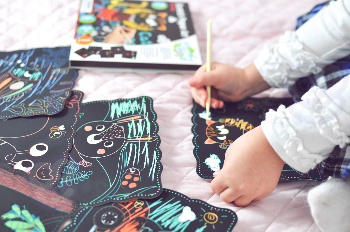 WOOPIE ART&FUN nutrinamų paveikslėlių rinkinys, 7 dalys