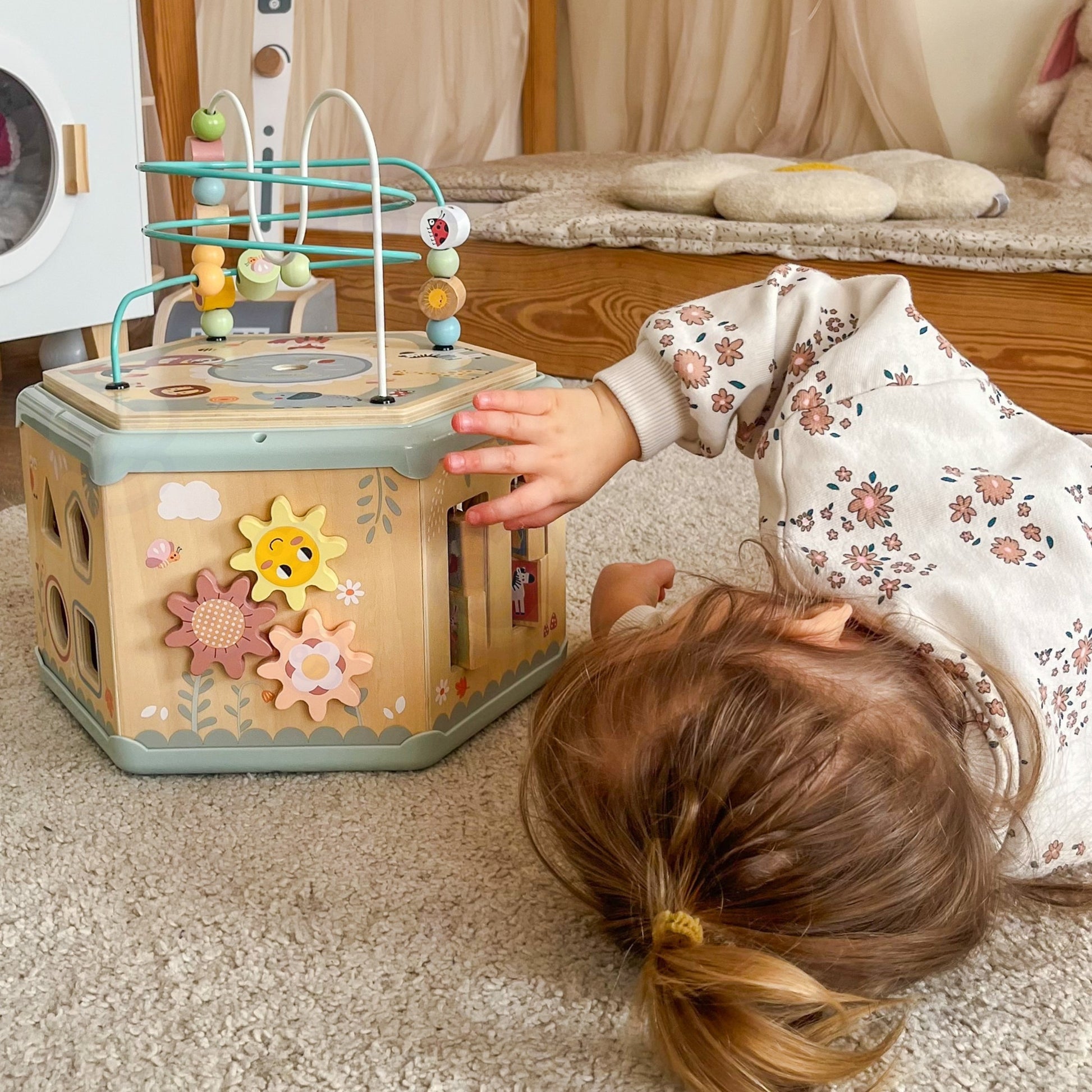 TOOKY TOY Montessori medinė veiklos dėžutė – nuotrauka 6