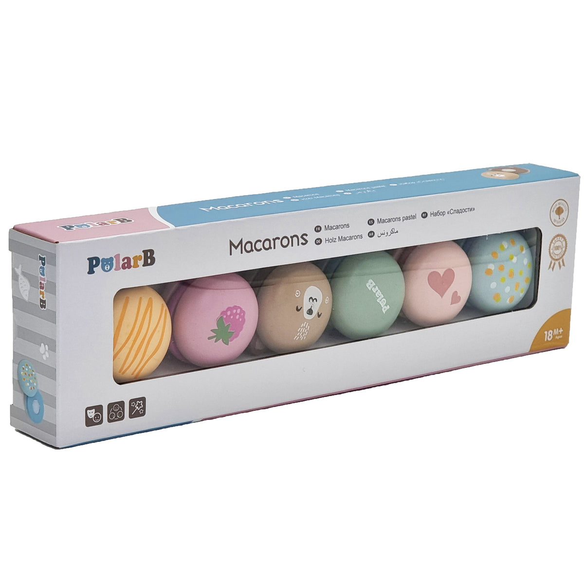 VIGA PolarB mediniai makarunai, 6 vnt.