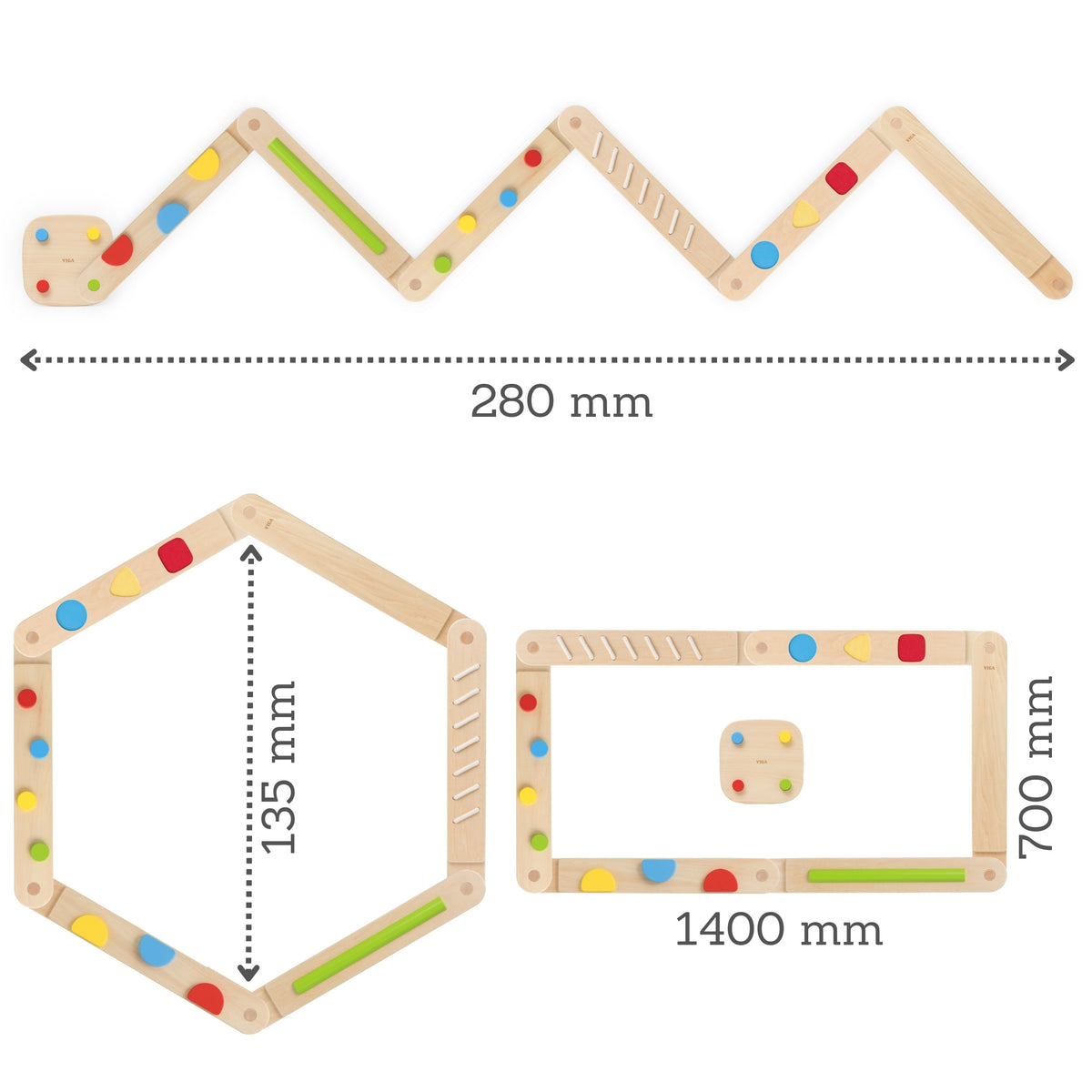 VIGA modulinis medinis balansavimo takas – nuotrauka 14