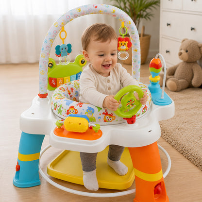 WOOPIE BABY interaktyvus veiklos centras su besisukančia sėdyne – nuotrauka 2