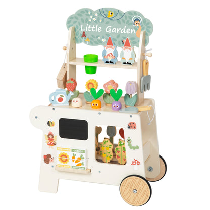 TOOKY TOY Montessori medinis sodo rinkinys, 57 vnt. – nuotrauka 5