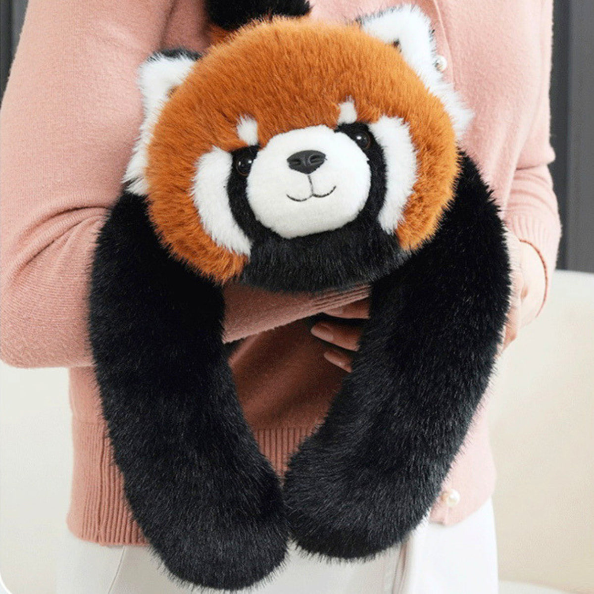 WOOPIE sunkioji sensorinė pliušinė raudonoji panda, 1,5 kg – nuotrauka 5