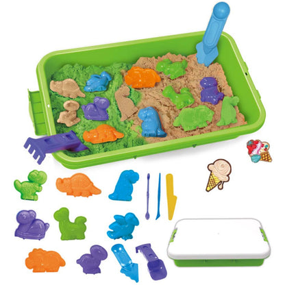 WOOPIE kinetinio smėlio rinkinys „Safari“, 1,5 kg – nuotrauka 8