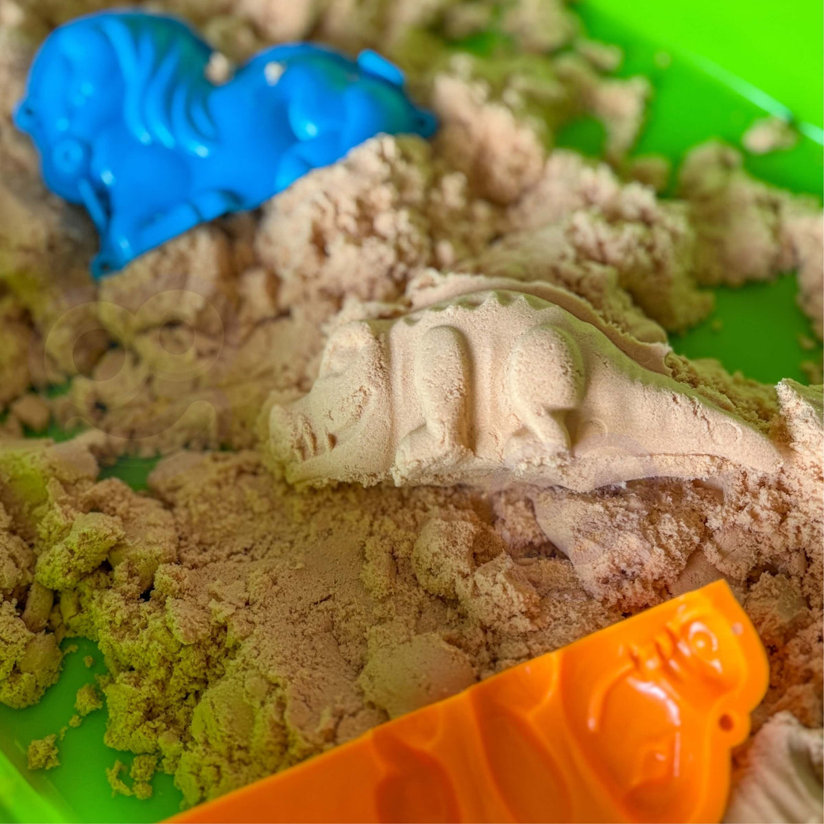 WOOPIE kinetinio smėlio rinkinys „Safari“, 1,5 kg – nuotrauka 5