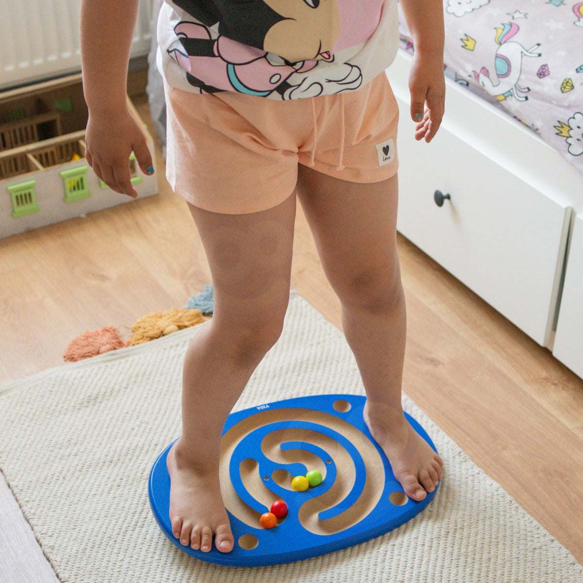 VIGA medinė sensorinė balansavimo lenta su labirintu – nuotrauka 6