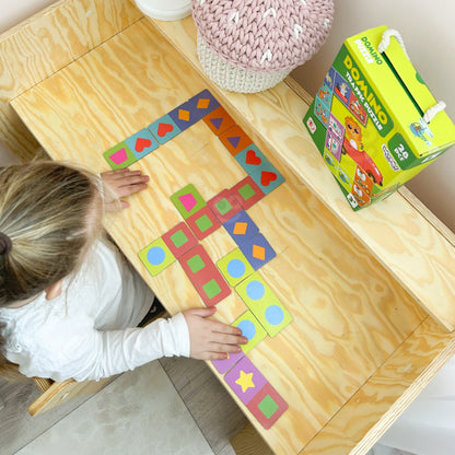 WOOPIE paveikslėlių domino „Gyvūnai ir transportas“, 28 dalys
