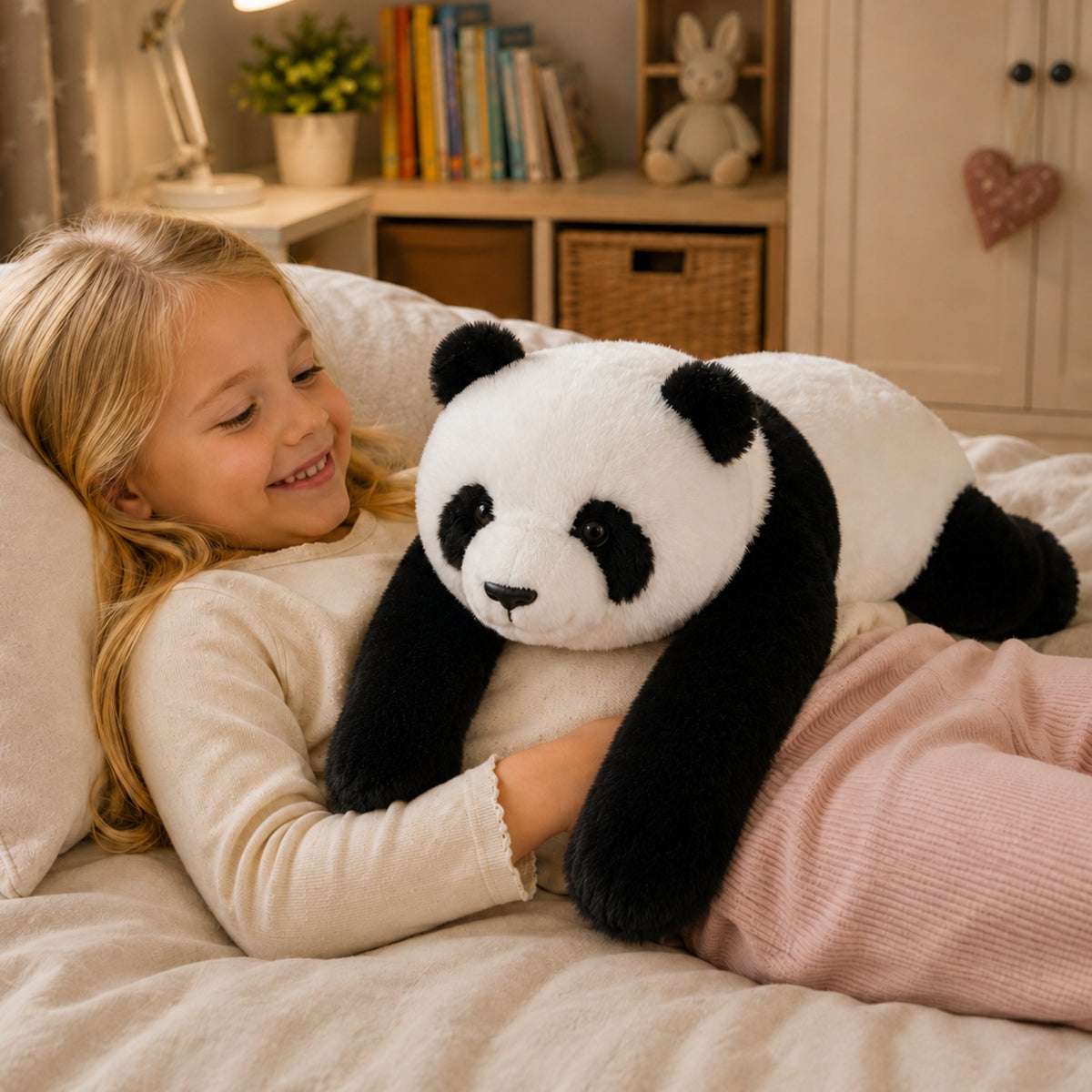 WOOPIE sunkioji sensorinė pliušinė panda, 1,5 kg – nuotrauka 3