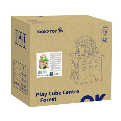 TOOKY TOY medinis edukacinis kubas su labirintu – nuotrauka 13
