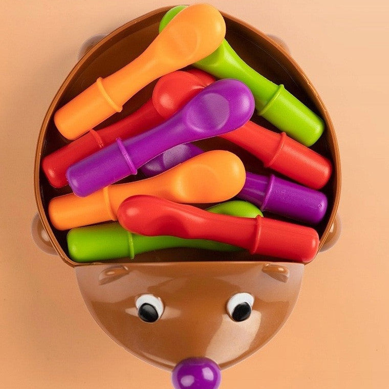 WOOPIE Montessori edukacinė rūšiuoklė „Ežiukas“ 4-in-1 – nuotrauka 7
