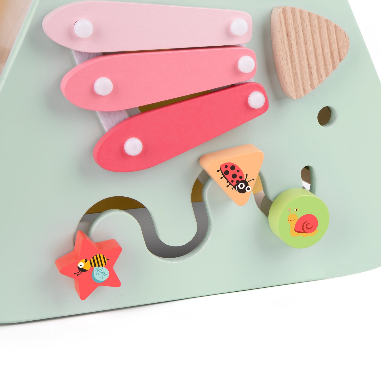 CLASSIC WORLD Montessori veiklos kubas „Linksmasis ūkis“ 10 viename – nuotrauka 13