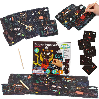 WOOPIE ART&FUN nutrinamų paveikslėlių rinkinys, 7 dalys