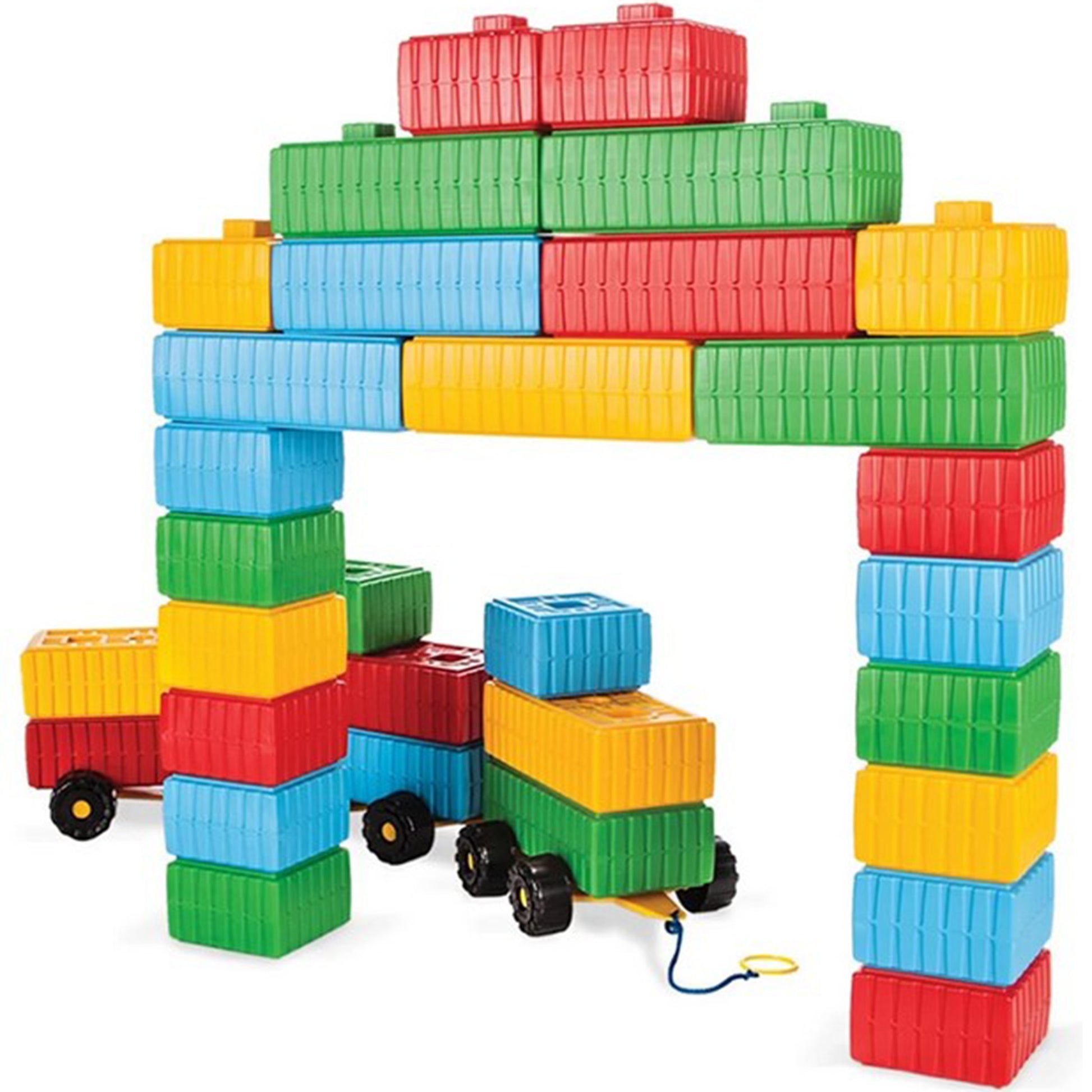 WOOPIE XXL konstruktorius su automobiliu, 43 vnt.