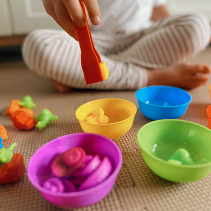 WOOPIE Montessori transporto priemonių spalvų rūšiuoklė, 44 dalys