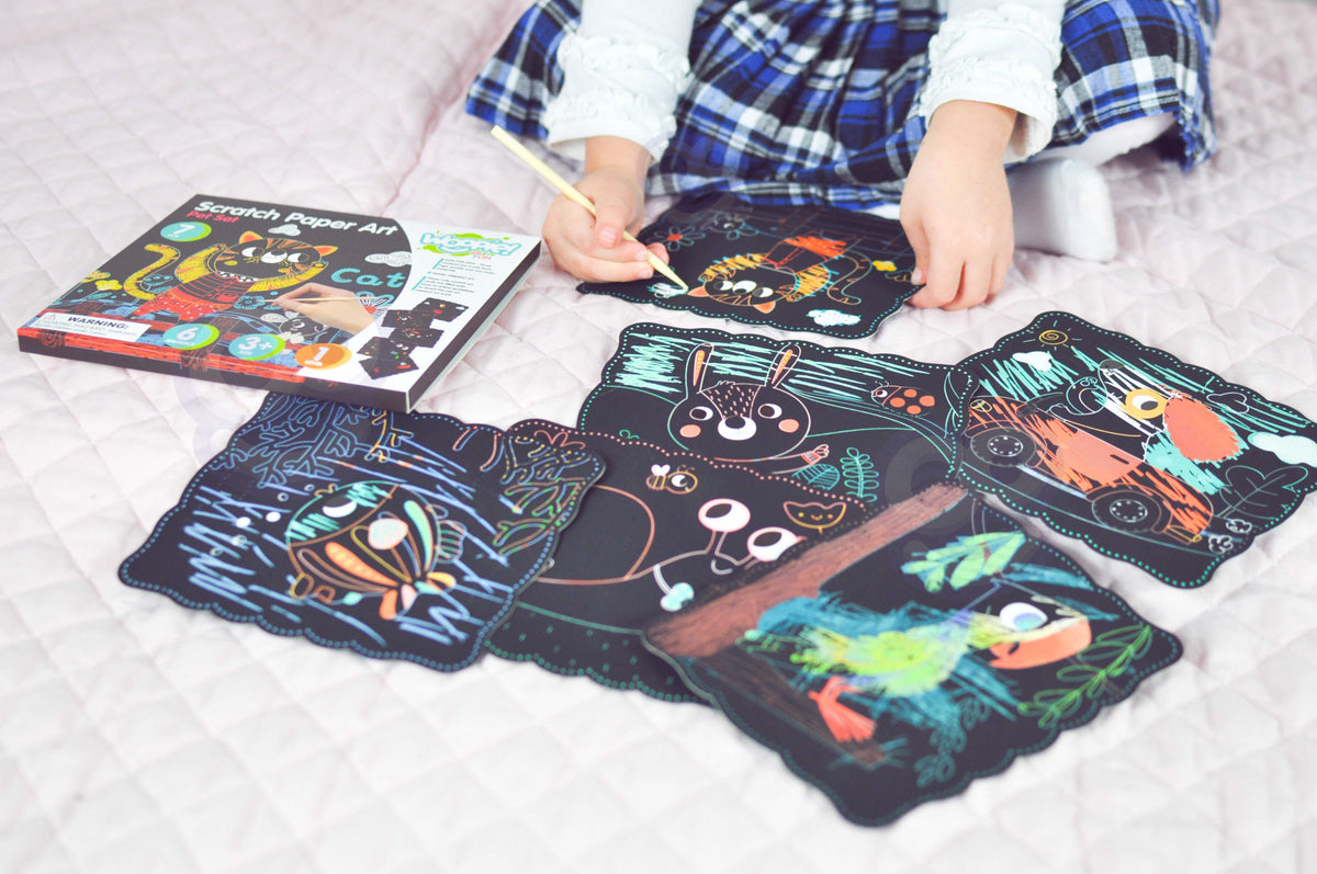WOOPIE ART&FUN nutrinamų paveikslėlių rinkinys, 7 dalys