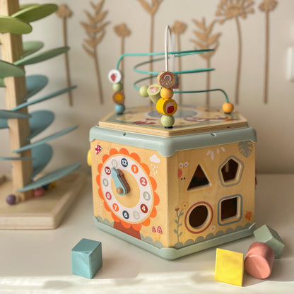 TOOKY TOY Montessori medinė veiklos dėžutė – nuotrauka 12