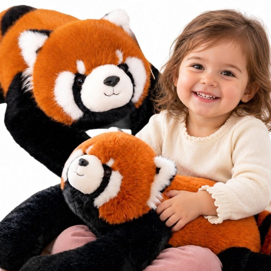 WOOPIE sunkioji sensorinė pliušinė raudonoji panda, 1 kg