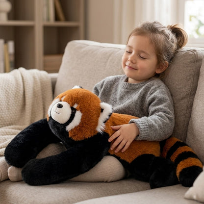 WOOPIE sunkioji sensorinė pliušinė raudonoji panda, 2,5 kg – nuotrauka 5