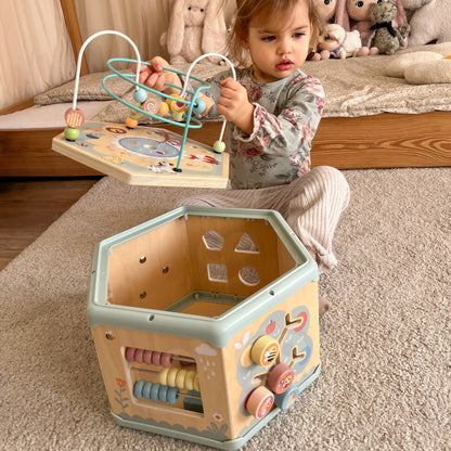 TOOKY TOY Montessori medinė veiklos dėžutė – nuotrauka 5