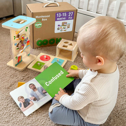 WOOPIE GREEN Montessori sensorinis rinkinys 6 viename – nuotrauka 3