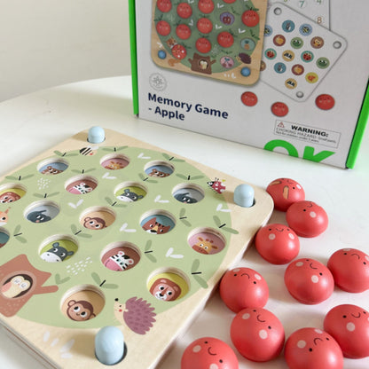 TOOKY TOY medinis atminties žaidimas „Obuoliukai“