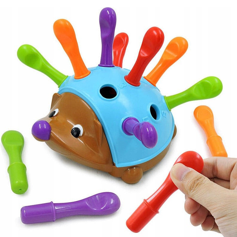 WOOPIE Montessori edukacinė rūšiuoklė „Ežiukas“ 4-in-1 – nuotrauka 8
