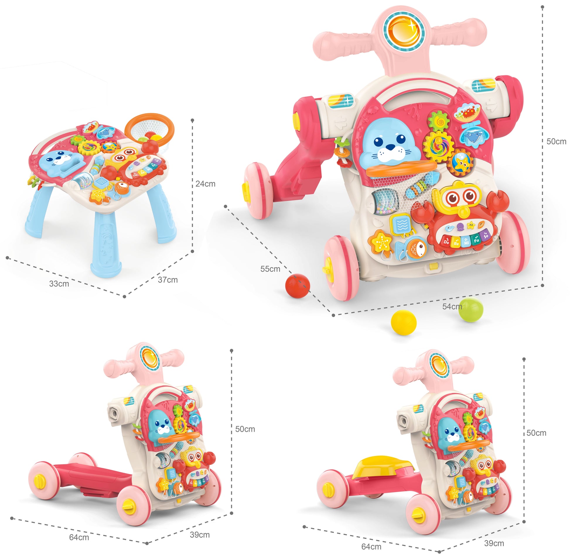 WOOPIE BABY daugiafunkcė vaikštynė 4 viename – nuotrauka 7
