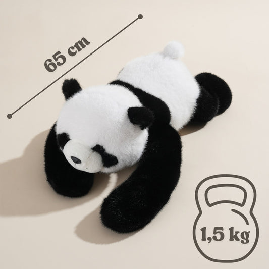 WOOPIE sunkioji sensorinė pliušinė panda, 1,5 kg – nuotrauka 7