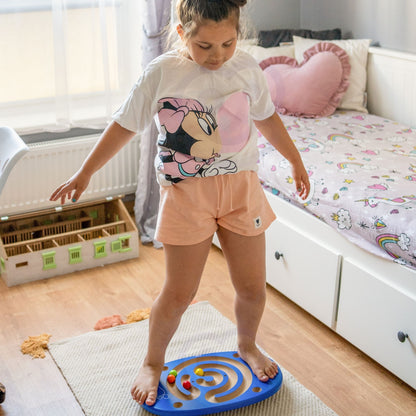 VIGA medinė sensorinė balansavimo lenta su labirintu – nuotrauka 5