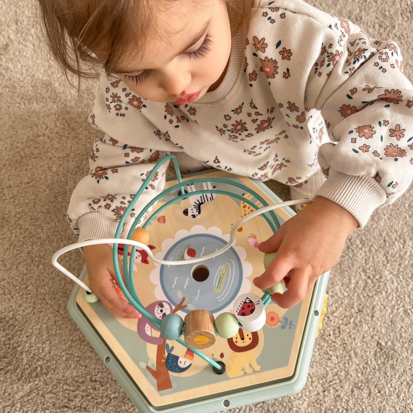 TOOKY TOY Montessori medinė veiklos dėžutė – nuotrauka 8